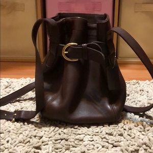 Vintage Coach bucket bag